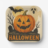 Assiettes En Carton Halloween with a sensual collage technique (Recto)