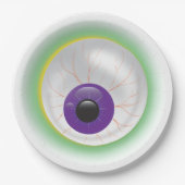 Assiettes En Carton Halloween Zombie Ghost Eyeball Cyclops Eye (Devant)