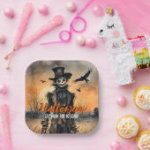 Assiettes En Carton Hallween Mangez Boire et Soyez Effrayant Épouvanta (Fête)