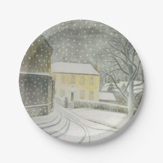 Assiettes En Carton Halstead Road à Neige (par Eric Ravilious) (Devant)