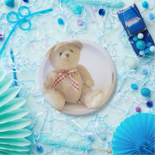 Assiettes En Carton HAMbWG - Articles en papier - Ours en peluche (Fête)