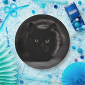 Assiettes En Carton HAMbWG - Plaques papier personnalisées 9" - Chat n (Fête)