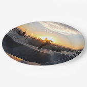 Assiettes En Carton HAMbyWG - Plaque papier - Skateboarder (Angle)