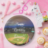 Assiettes En Carton HAMbyWG - Plaque papier - Stade de baseball (Fête)