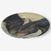 Assiettes En Carton HAMbyWG - Plaques papier 9" - 2 Cheval (Angle)