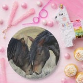 Assiettes En Carton HAMbyWG - Plaques papier 9" - Cheval (Fête)