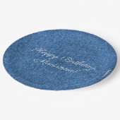 Assiettes En Carton HAMbyWG - Plaques papier 9" - Image Denim (Angle)