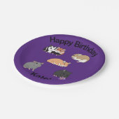 Assiettes En Carton Hamsters (Angle)