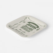 Assiettes En Carton Hand Drawn Fresh Off the Market Bridal Shower (Angulaire)