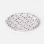 Assiettes En Carton Hand-Drawn Mushroom Plates (Angle)
