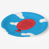 Assiettes En Carton Handicap et confiance : bleu (Angle)