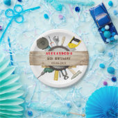 Assiettes En Carton Handyman Boy Tools Plaque papier pour fête d'anniv (Fête)