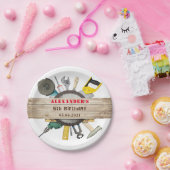 Assiettes En Carton Handyman Boy Tools Plaque papier pour fête d'anniv (Fête)