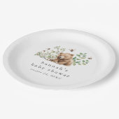 Assiettes En Carton HANNAH Boho Été Ours Bee Baby shower forestier (Angle)