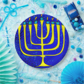 Assiettes En Carton Hanoukka (Fête)