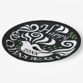 Assiettes En Carton Hanoukka Blackboard Dove (Angle)