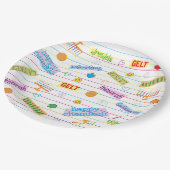 Assiettes En Carton Hanoukka Design Party (Angle)