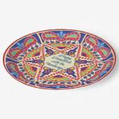 Assiettes En Carton Hanoukka Dreidel Design (Angle)