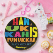 Assiettes En Carton Hanoukka est Funukkah (Fête)