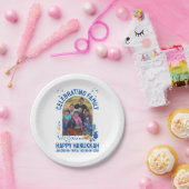 Assiettes En Carton HANOUKKA FAMILY REUNION Photo personnalisable (Fête)