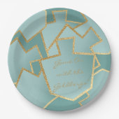 Assiettes En Carton Hanoukka Game On Bluish Dreidels (Devant)