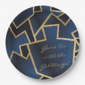 Assiettes En Carton Hanoukka Game On Dreidels (Devant)