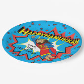 Assiettes En Carton Hanoukka Judah Maccabee (Angle)