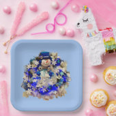 Assiettes En Carton Hanoukka Star moderne de David Snowman Wreath (Fête)