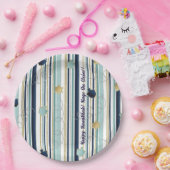 Assiettes En Carton Hanoukka Stripes et Fun (Fête)