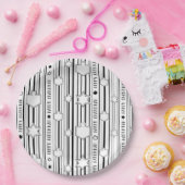 Assiettes En Carton Hanoukka Stripes, Stars et Dreidels (Fête)