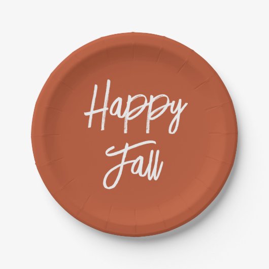 Assiettes En Carton Happy (Devant)