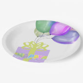 Assiettes En Carton Happy birthday  (Angle)