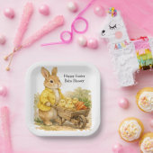 Assiettes En Carton Happy Easter Bunny Rabbit Baby Shower (Fête)