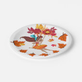 Assiettes En Carton Happy Fall Paper Plates (Angle)