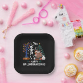 Assiettes En Carton Happy Hallothanksmas Saison de Fêtes Chute cadeau (Fête)