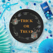 Assiettes En Carton Happy Halloween Costume Party Bat (Fête)