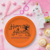 Assiettes En Carton Happy Haunting - Un accueil fantasque à l'étrange (Fête)