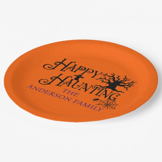 Assiettes En Carton Happy Haunting - Un accueil fantasque à l'étrange (Angle)