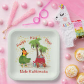 Assiettes En Carton Happy Hula Days 2 Plaque papier (Fête)