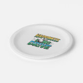 Assiettes En Carton Happy is a Long Drive, Golf (Angle)