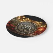 Assiettes En Carton Happy New Year party (Angle)