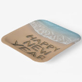 Assiettes En Carton Happy New Year Seashore (Angulaire)