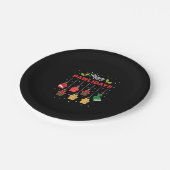 Assiettes En Carton Happy Pawlidays Funny Christmas Dog Paw Xmas Dogs  (Angle)