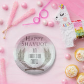 Assiettes En Carton Happy Shavuot - Chag Shavuot Sameach Decor (Fête)