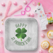 Assiettes En Carton Happy St. Patrick's Day Paper Plate (Fête)