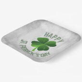 Assiettes En Carton Happy St. Patrick's Day Paper Plate (Angulaire)