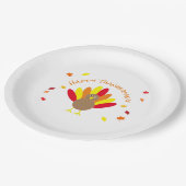 Assiettes En Carton Happy Thanksgiving (Angle)