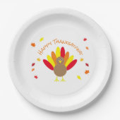 Assiettes En Carton Happy Thanksgiving (Devant)