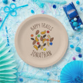 Assiettes En Carton Happy Trails Camping Trail Mix Goodbye Retirement (Fête)