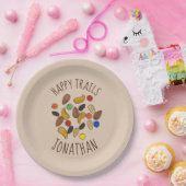 Assiettes En Carton Happy Trails Camping Trail Mix Goodbye Retirement (Fête)